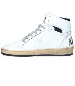 Best Golden Goose Baskets Sky-Star Cuir Blanc Etoile Noire