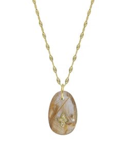 Wholesale Pascale Monvoisin Collier Gaia N°1 Rutile Quartz