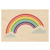 Online Woodhi Carte Postale En Bois Miami Rainbow