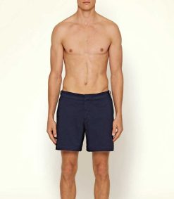 Online Orlebar Brown Short Homme Bulldog Cotton Twill Navy