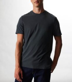 Wholesale Majestic Filatures Tee-Shirt Homme Col Rond Harold Crepuscule