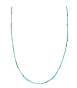 New And... Paris Collier Miyuki Perles Turquoise Et Verte