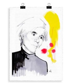 Hot Image Republic Portrait W1 Andy Warhol 56 X 76 Cm