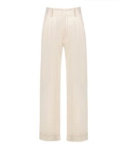 Wholesale Mii Pantalon Miti Couleur Off White