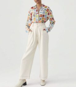 Wholesale Mii Pantalon Miti Couleur Off White