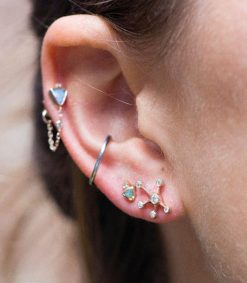 Clearance Céline Daoust Boucles D'Oreilles Constellation Diamants