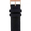 New Briston Bracelet De Montre Interchangeable Flanelle Noir/Or Rose