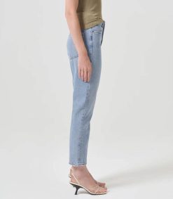 Best AGOLDE Jean High Rise Cropped Riley Dimension