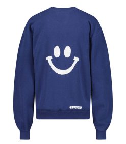 Wholesale We Are One Project Sweat-Shirt Vintage Smile Joy X Jane De Boy Bleu