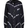 Hot Maison Saint Julien Chemise Oversize Mykonos Tie & Dye Black Navy