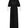 Hot Maison Saint Julien Robe Longue Kaftan Noir