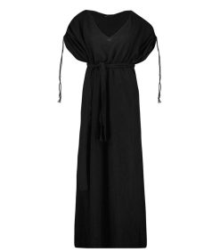 Hot Maison Saint Julien Robe Longue Kaftan Noir