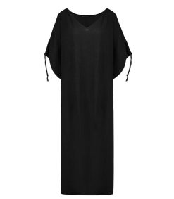 Hot Maison Saint Julien Robe Longue Kaftan Noir