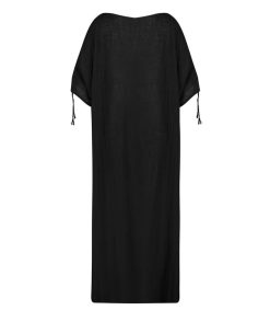 Hot Maison Saint Julien Robe Longue Kaftan Noir