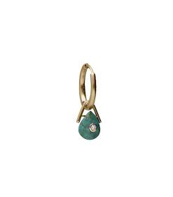 New Pascale Monvoisin Boucle D'Oreille Orso Turquoise