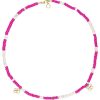 Hot Atelier Paulin Collier Talisman 3 Charms Rose