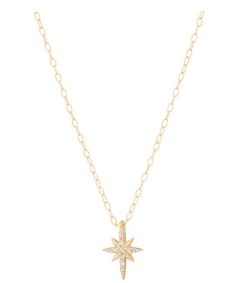 Online Céline Daoust Collier North Star Diamant Or Jaune 40 Cm