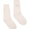 Best Love Stories Chaussettes Rib Socks Off White