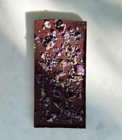 New PURE Tablette De Chocolat Bio A La Violette De Tourrettes-Sur-Loup