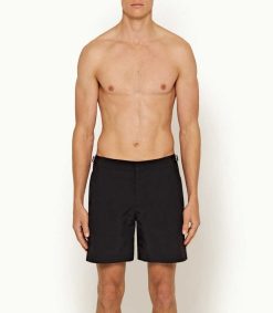 Online Orlebar Brown Short De Bain Homme Mi-Long Bulldog Ii Black