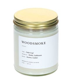 Online Brooklyn Candle Studio Bougie Vegetale Parfumee Minimalist Woodsmoke