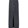 Online Red Legend Jupe Longue En Denim Goya Carbone Wash