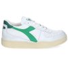 Clearance Diadora Baskets Homme Mi Low Used Bianco/Verde Verdeggiante