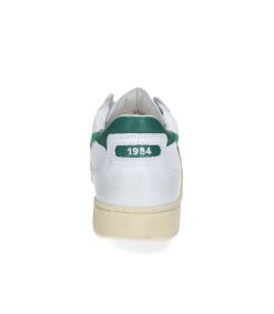 Clearance Diadora Baskets Homme Mi Low Used Bianco/Verde Verdeggiante