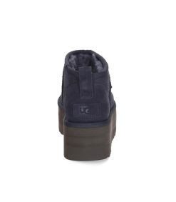 Best UGG® Bottines Classic Ultra Mini Plateforme Daim Bleu