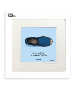 New Image Republic Affiche Pas Du Tout Cliche Espadrille 22 X 22 Cm