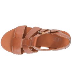 Best UGG® Espadrilles Compensees Abbot Strap Cognac