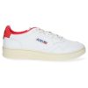 Hot Autry Baskets Homme Medalist Low Goat Sponge White/Red