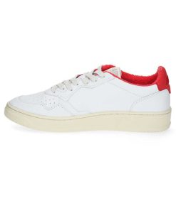 Hot Autry Baskets Homme Medalist Low Goat Sponge White/Red