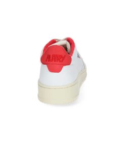 Hot Autry Baskets Homme Medalist Low Goat Sponge White/Red