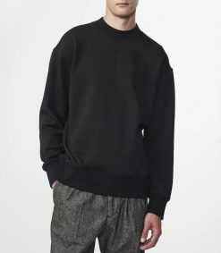 Online NN07 Sweat-Shirt Homme Briggs Mock Black