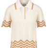 Clearance Zimmermann Polo Junie Textured Knit