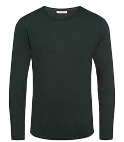 New Orlebar Brown Tee-Shirt Ob-T Ls Merino Racing Green