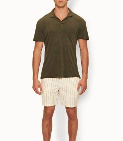 Online Orlebar Brown Polo Homme Terry Palm