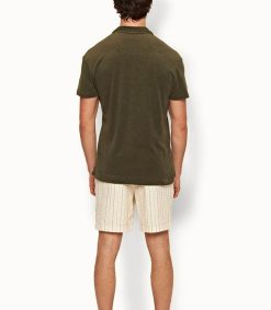 Online Orlebar Brown Polo Homme Terry Palm