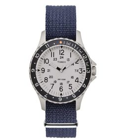 Online Timex Montre Navi Ocean 38 Mm Bracelet En Tissu