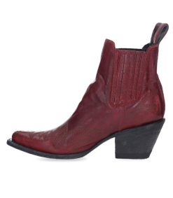 Hot Mexicana Boots Gaucho Long Stitch Cherry Red