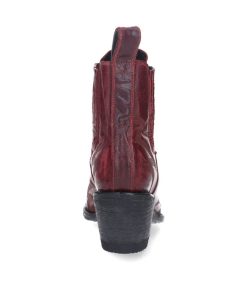 Hot Mexicana Boots Gaucho Long Stitch Cherry Red