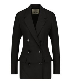 Wholesale Isabel Marant Blazer Sheril A Double Boutonnage Noir