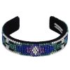 Hot Marant Bracelet Barnabe En Cuir Et Perles De Verre