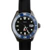 Best Timex Montre Automatique Tiburon En Titane Cadran Noir Et Bracelet Noir