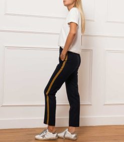 Best Golden Goose Pantalon Feutre A Bandes Algisa Garconne