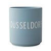 Wholesale Design Letters Tasse Porcelaine Dusseldorf Light Blue