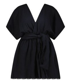 Online Maison Saint Julien Robe Courte Empire Black