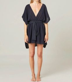 Online Maison Saint Julien Robe Courte Empire Black