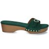 New Ancient Greek Sandals Sabots Omonia Green